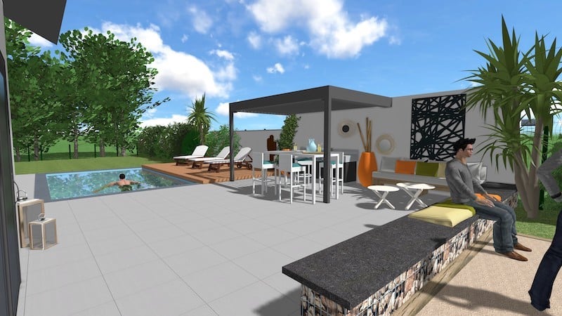 Relooking total d’un jardin sur Pau