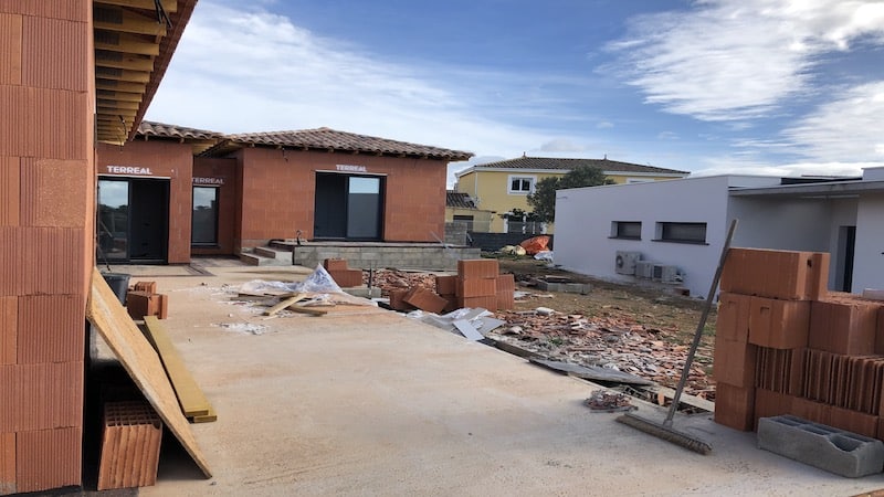 Vue Avant Projet Création Espace Extérieur Bessan 2